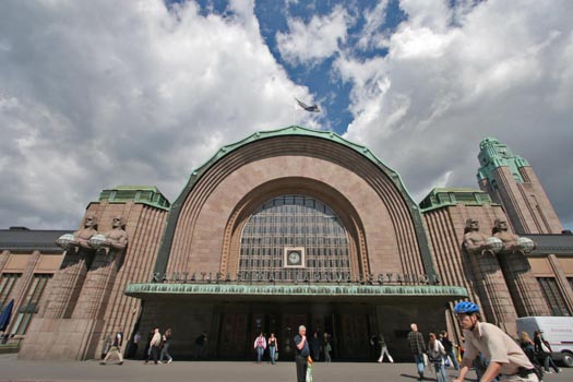 La Gare-centrale-d'Helsinki
