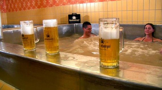 piscine de bière en Autriche