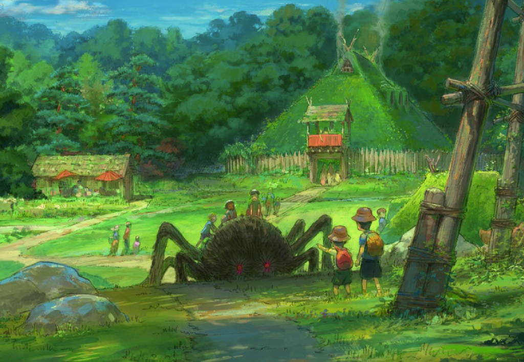 illustration parc Ghibli