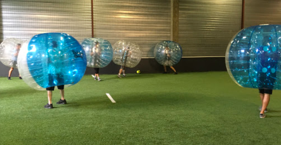 Bubble foot / photo par bubble soccer arena