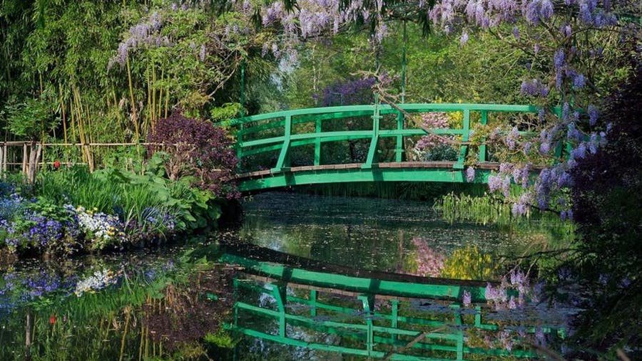 Pont japonais du jardin de Claude Monet