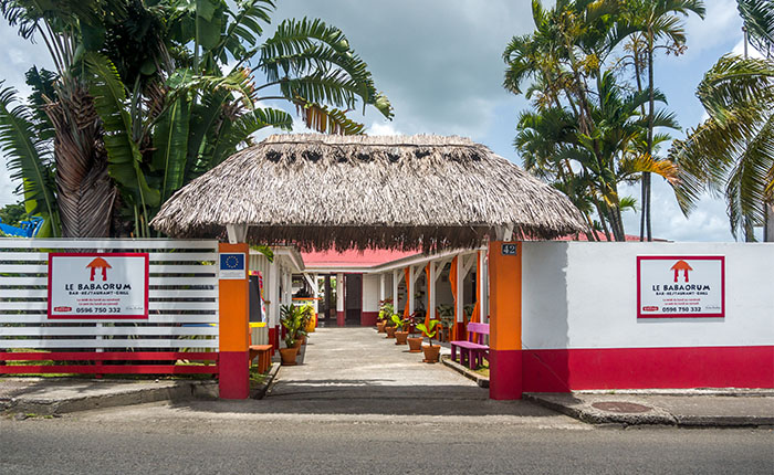 Le restaurant babaorum en Martinique