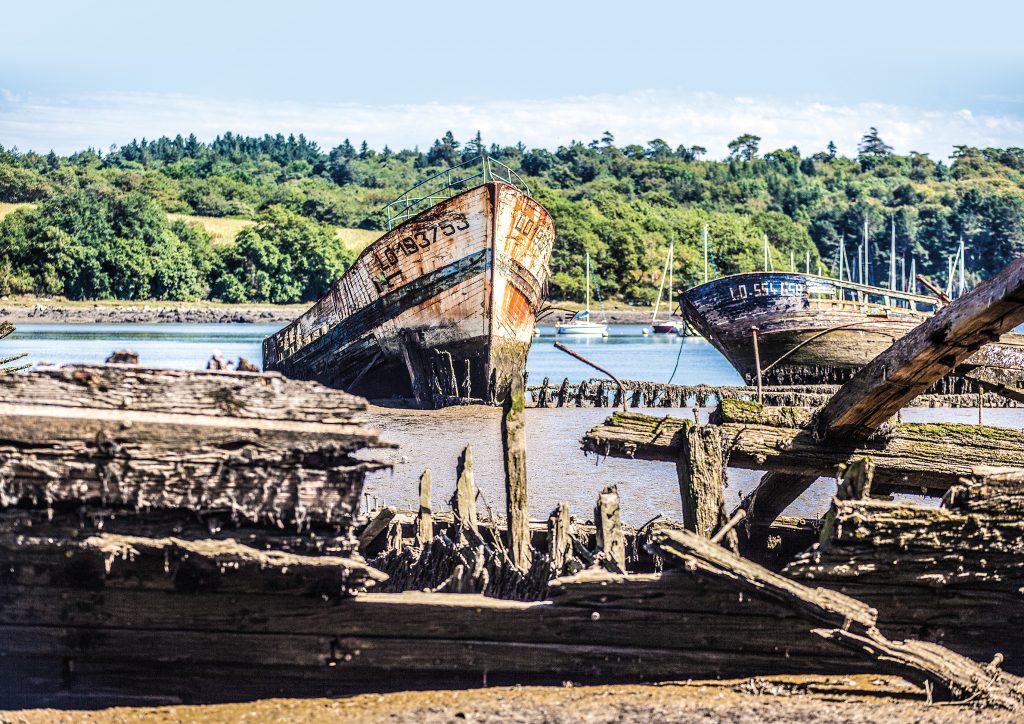 Les bateaux abandonnés de Lanester