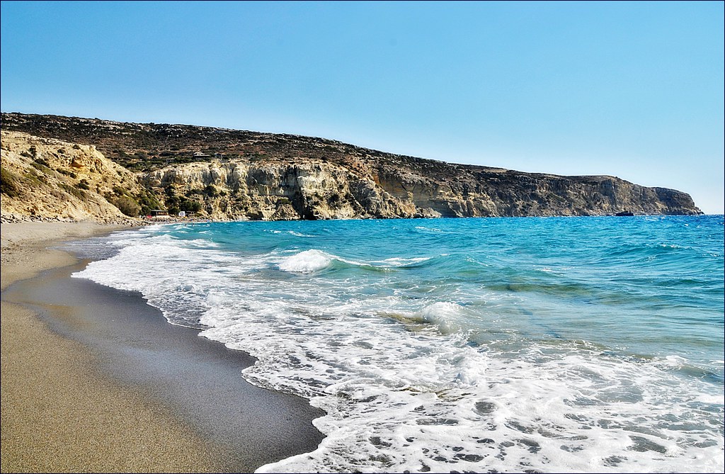 plage de Kommos en Crète