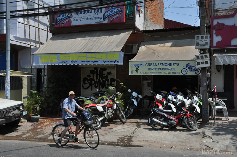 loueur de moto Grease Monkeys à Phnom Penh