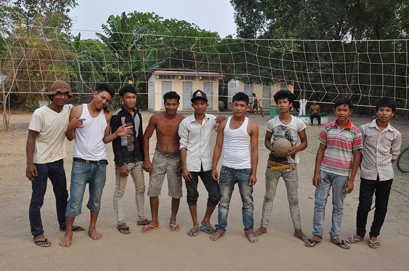 volley Phnom Santuk au cambodge