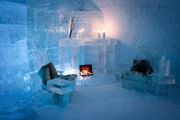 Hôtel insolite: L’Hotel de Glace au Canada