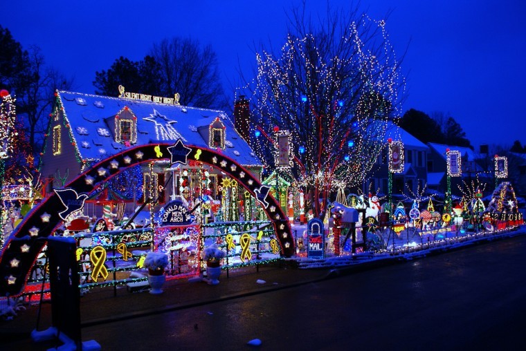 Les plus grandes illuminations de Noel à Richmond aux EtatsUnis
