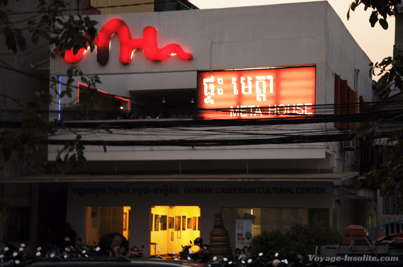 ciné en plein air à Phnom Penh