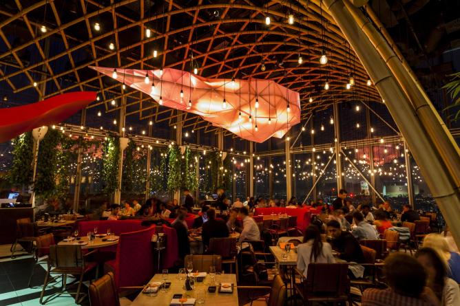 restaurant à Londres avec vue imprenable Sushisamba