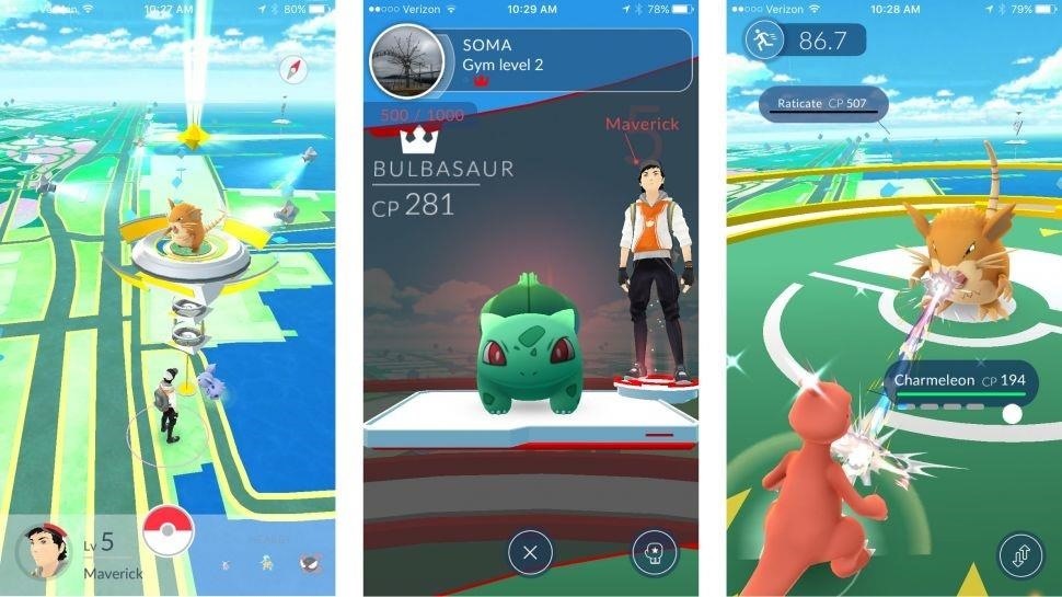 pokémon go arènes