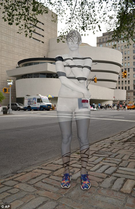 body painting à New York musée Guggenheim