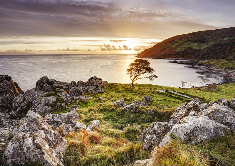 Murlough Bay (Irlande du Nord) : la route de Pike