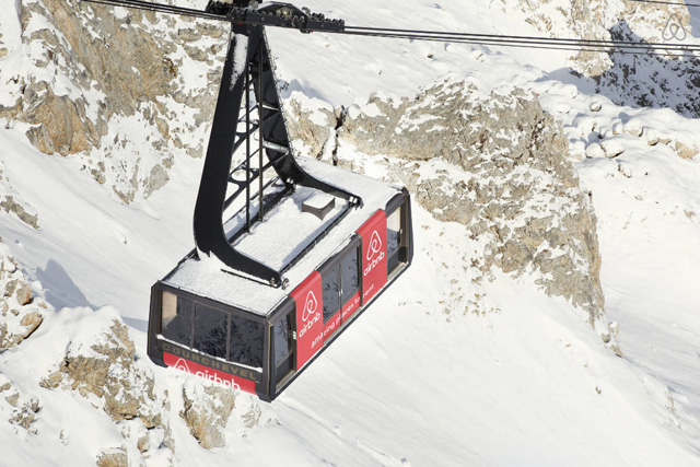 nuit insolite airbnb telepherique courchevel