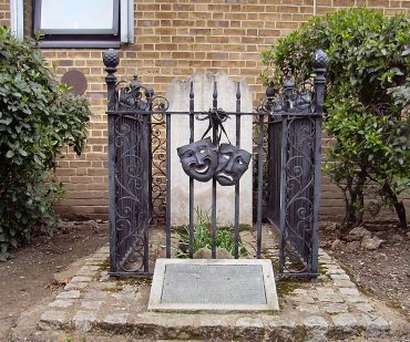 tombe du premier clown à Londres