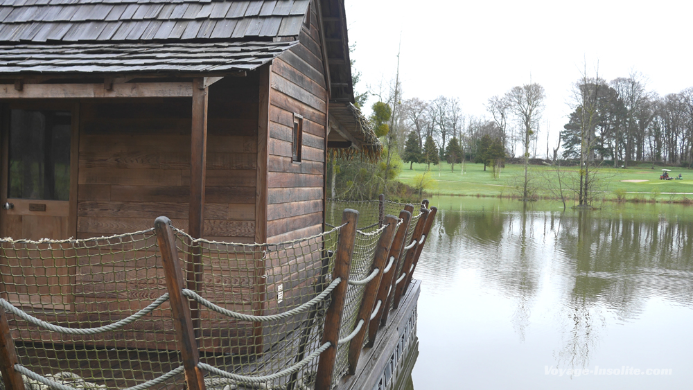 cabane flottante au domaines des Ormes