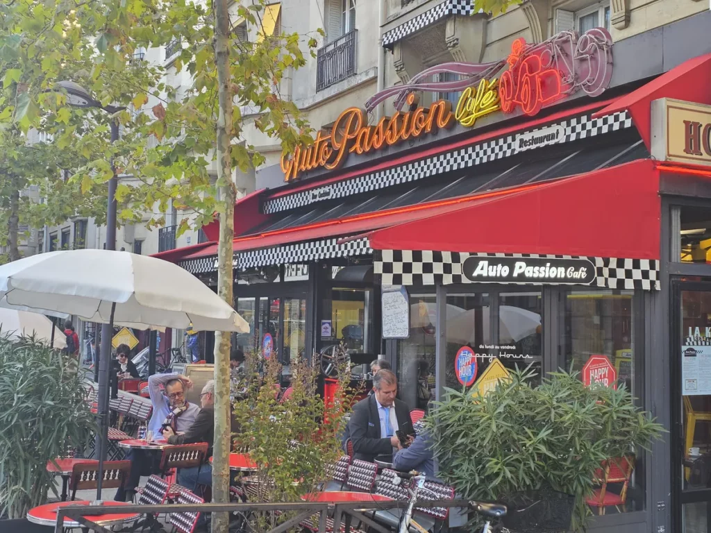 restaurant insolite paris auto passion