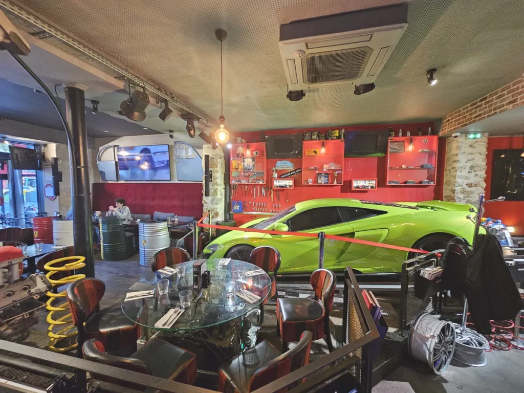 restaurant insolite paris auto passion
