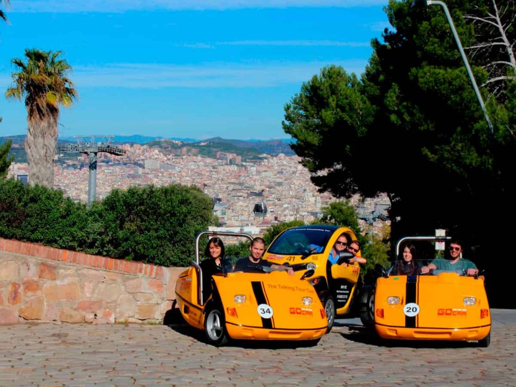 voiture insolite à Barcelone