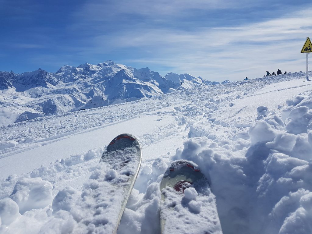 Piste des Cascades à Flaine