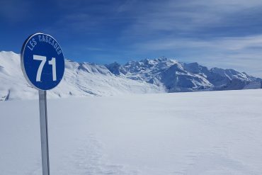 Piste des Cascades à Flaine