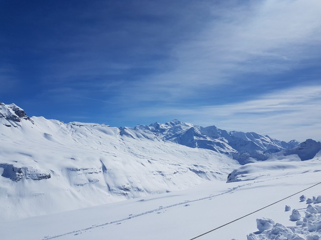 Piste des Cascades à Flaine