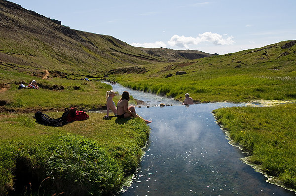 Hveragerði Islande baignade insolite