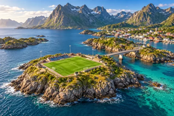 stade de foot insolite