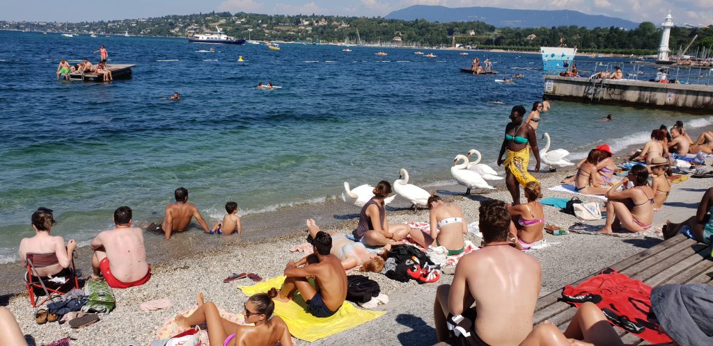 les bains Paquis à Genève