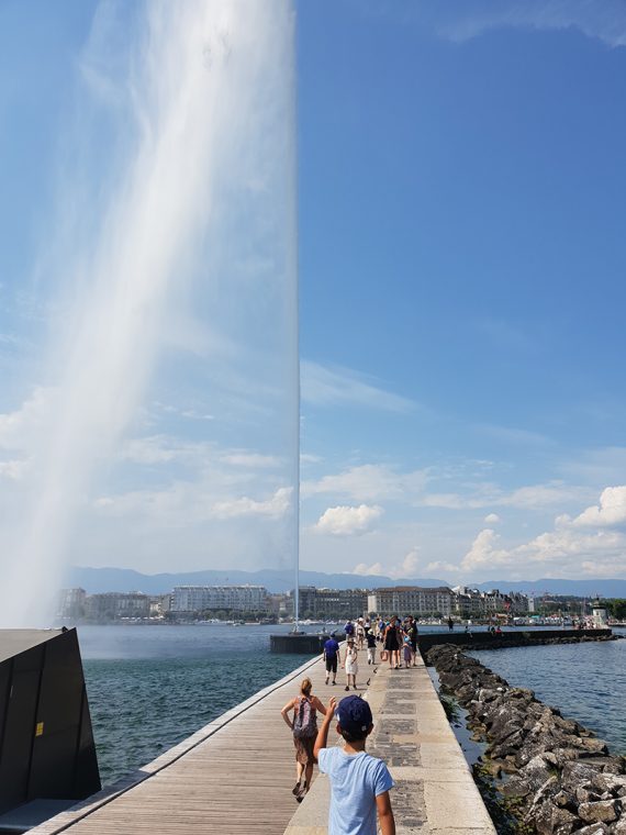 jet d'eau à Genève