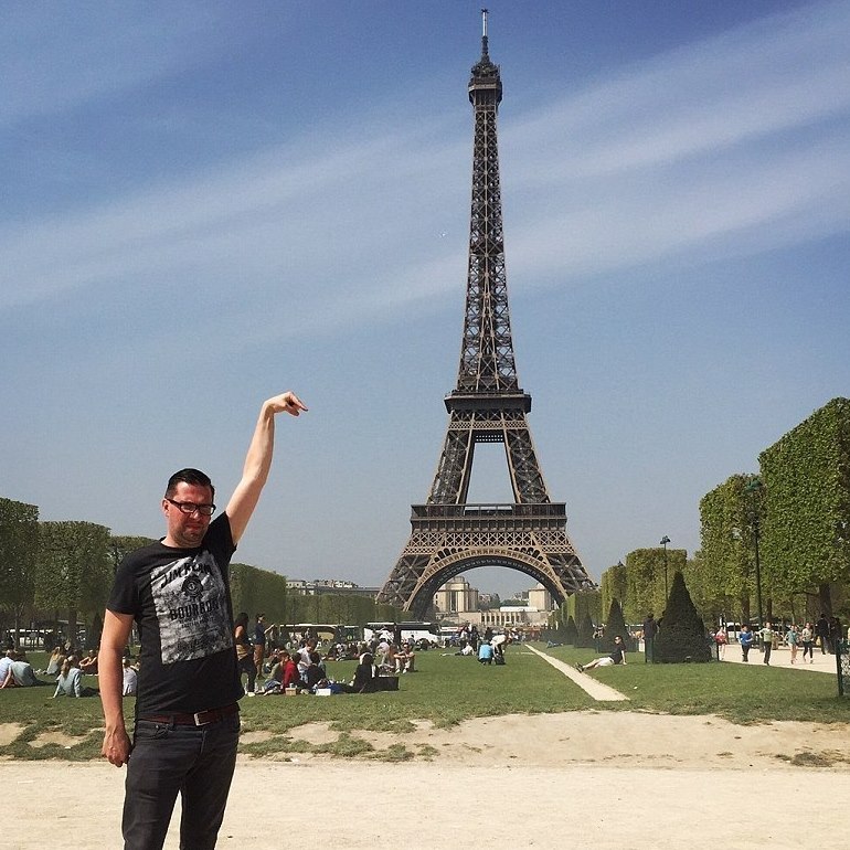 photo insolite de la tour Eiffel