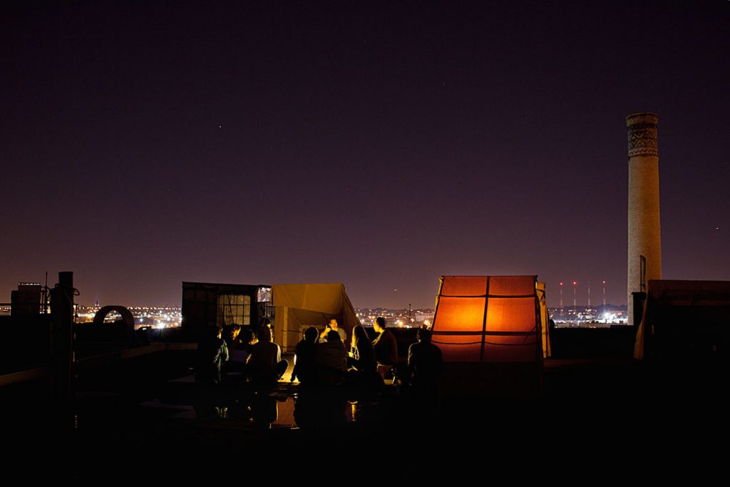 bivouac à New York