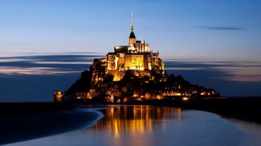 mont Saint Michel de nuit