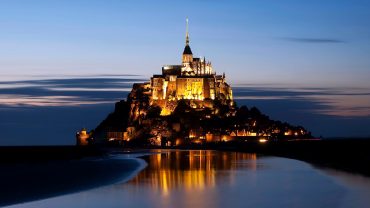 mont Saint Michel de nuit