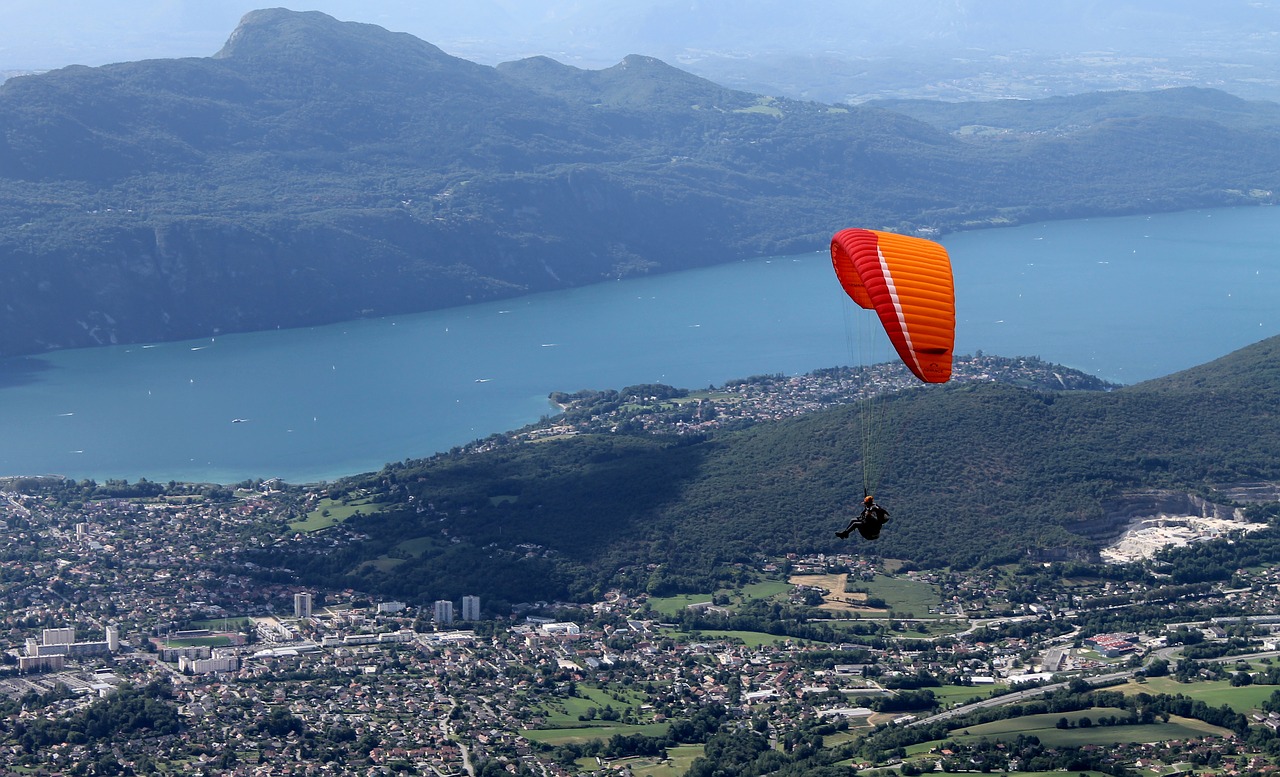 parapente lac du Bourget