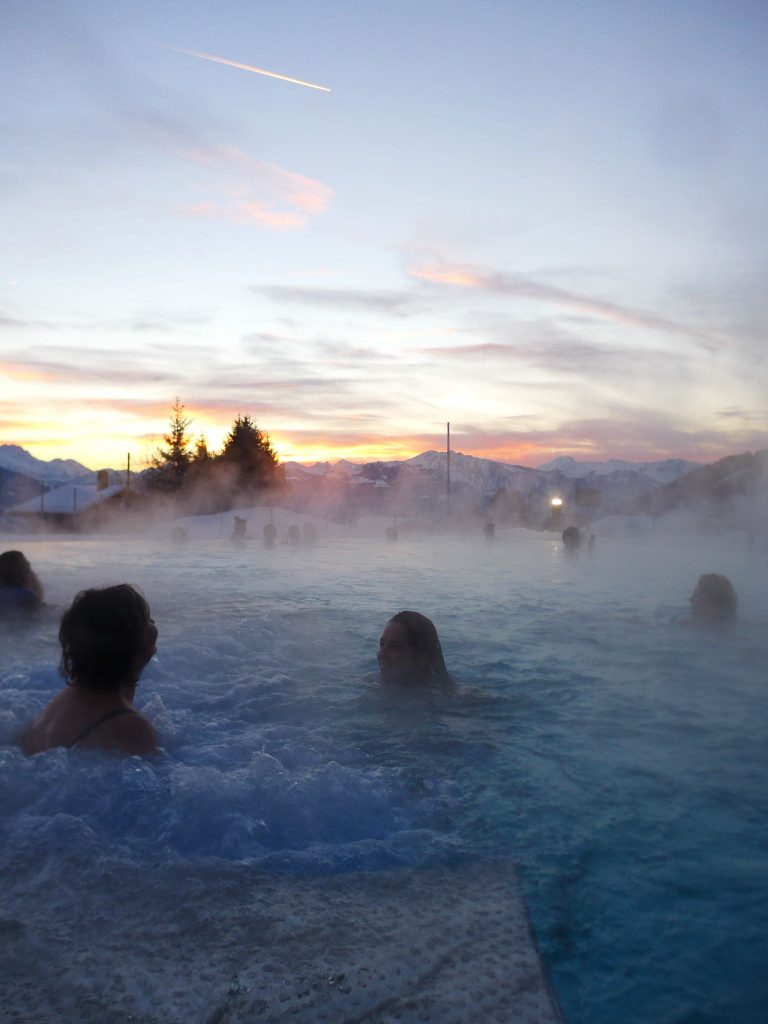 bains chauds sur villars sur ollon en Suisse