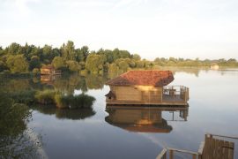 Village flottant de Pressac dans la Vienne