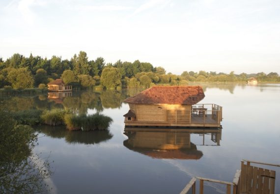 Village flottant de Pressac dans la Vienne