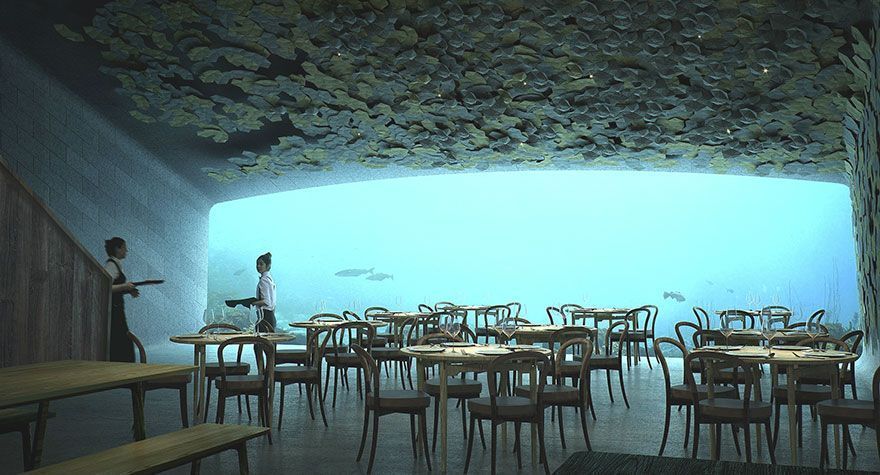 restaurant sous-marin Norvège