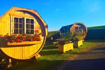 hébergement tonneau camping Beaujolais