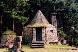 Cabane d'Hagrid dans le film Harry Potter