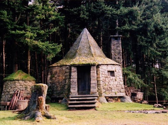 Cabane d'Hagrid dans le film Harry Potter