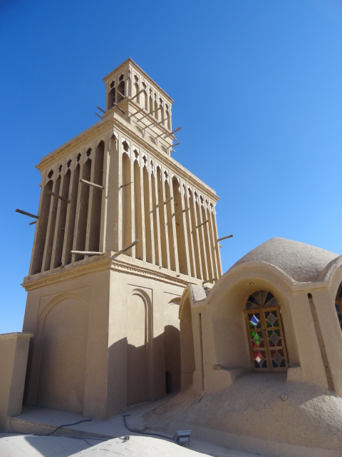 tour du vent à Yazd