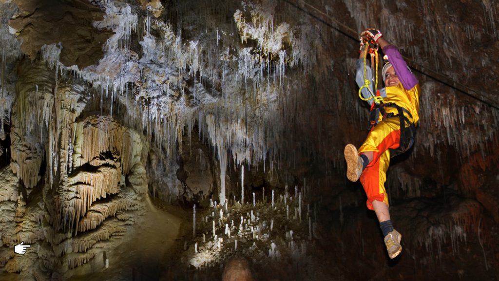 Spéléopark à la grotte de Clamouse