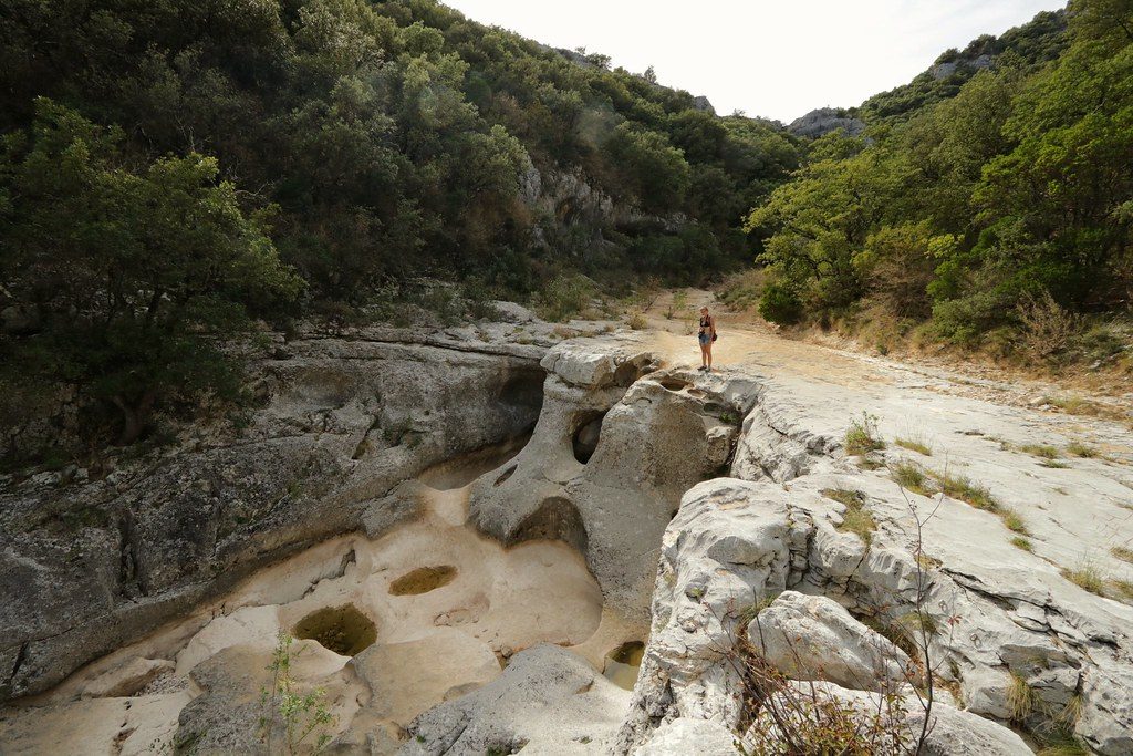 La rivière le Rieussec en Ardèche