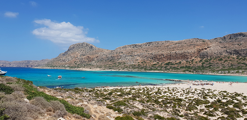 plage de Balos en Crète