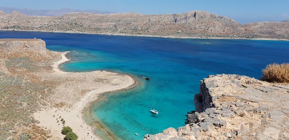 plage de Gramvoussa en Crète