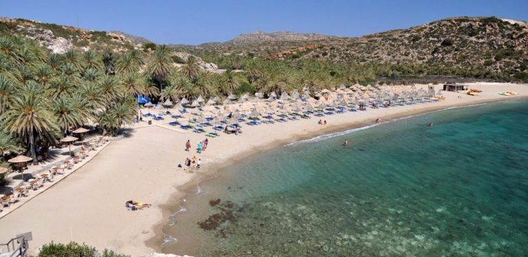 plage de vai en Crète