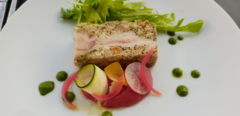 terrine à la terrasse de l'antiquaille