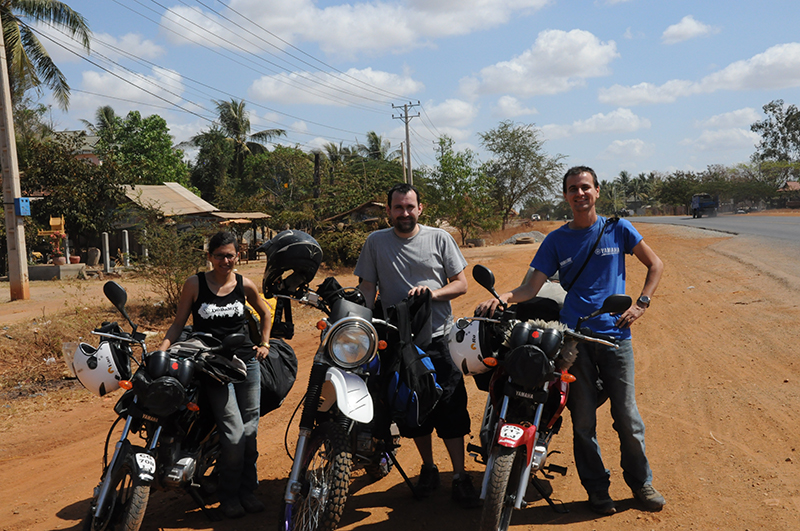 sur la route de Phnom Penh à Kampot